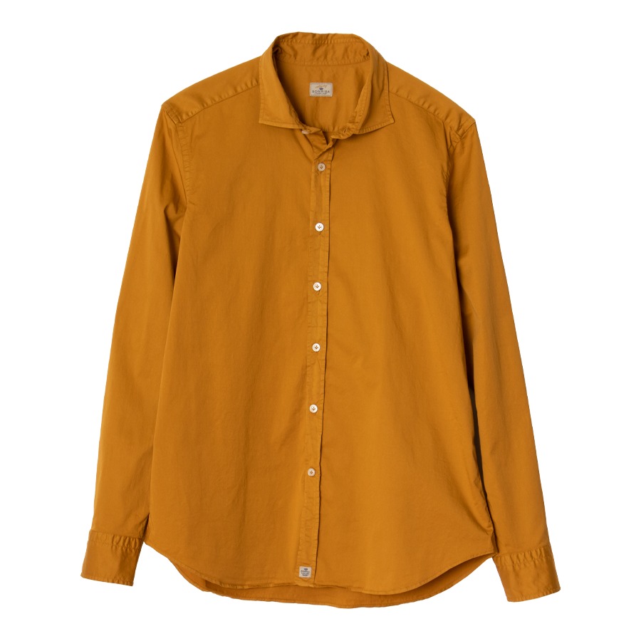 製品染め ストレッチコットンツイルシャツ | FLOENS TOKYO | フローエンス トーキョー | 公式オンラインストア